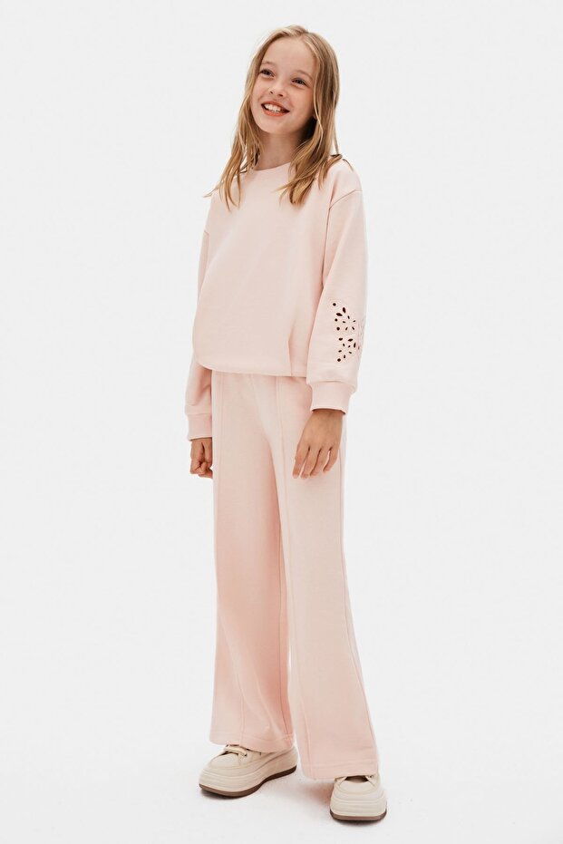 4-8 Years Old Twine Moon Girl's Suit-Candy Pink