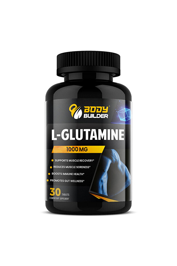 L-Glutamine, 30 Tablets, 1000 mg, Supports Muscle Recovery