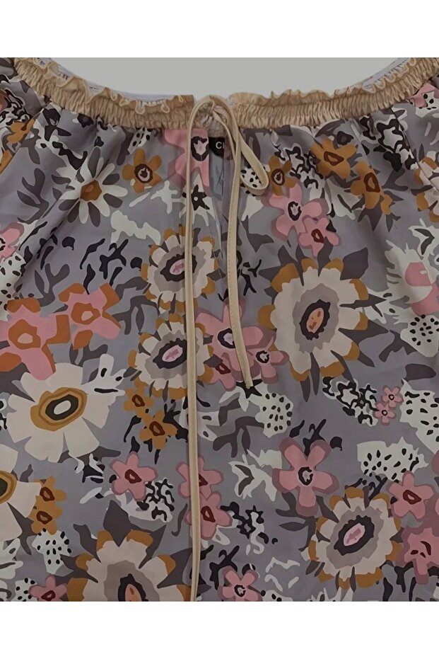 Блуза с цветя - 6