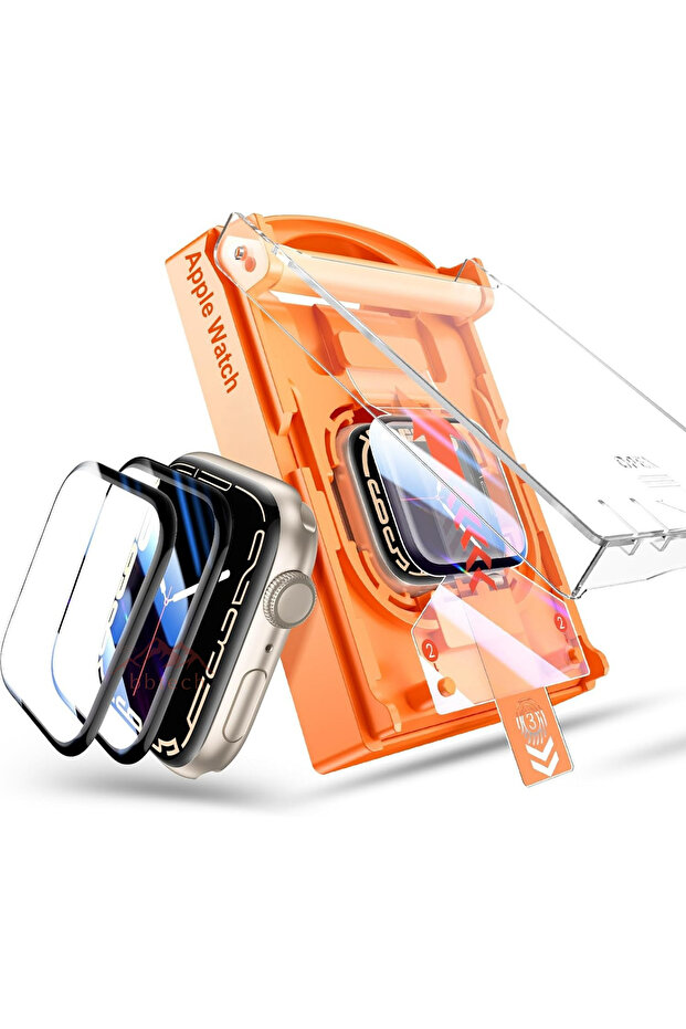 Apple Watch Series 11 42mm Compatible App Easiest Screen Protector Kit with Automatic Alignment Fixture - 2
