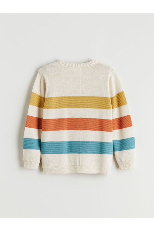 Shining Store'dan Işıltılı Seçimler | Bisiklet Yaka Uzun Kollu Erkek Bebek Triko Kazak - 2