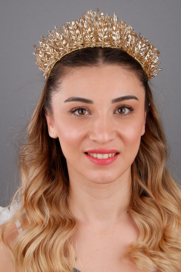 Valentina Special Design Bridal Crown Henna and Nikah Wedding Accessory