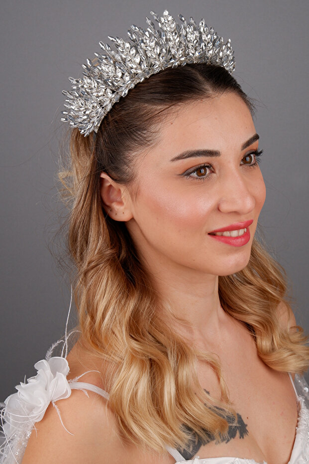 Lara Special Design Bridal Crown and Henna Accessory Wedding Evening Dress Princess Crown