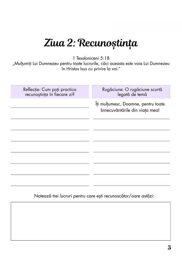 Prayer and Reflection Journal / Personal Development / Meditation - 5