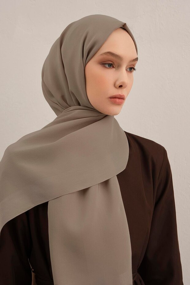 شال ليوسيل سادة - ناعم بلون الحجر 07 - 4