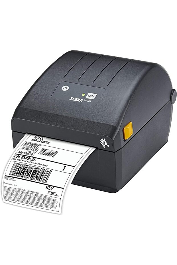 طابعة حرارية مباشرة ZD220- طابعة سطح مكتب مقاس 4 بوصات - اتصال USB - مناسبة للأعمال اللوجستية - 1