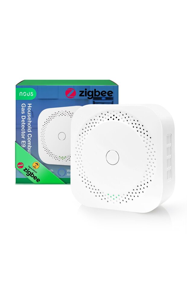 Smart E9 gas leak detector, Zigbee 3.0, Alexa Google Assistant compatible