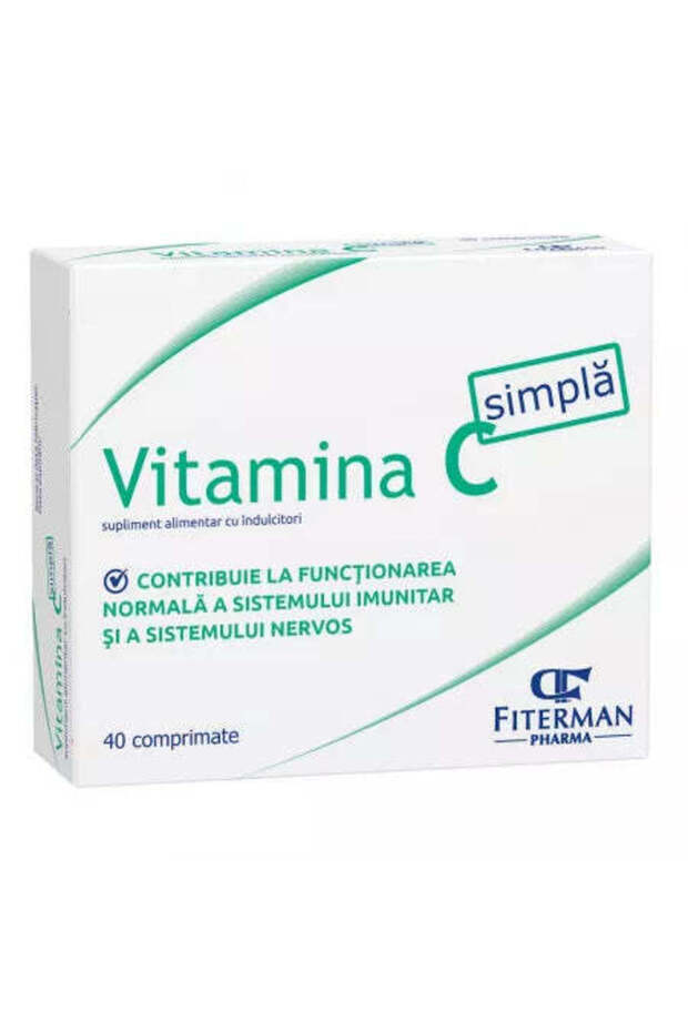 Vitamina C 180mg, 40 Comprimate, - 1