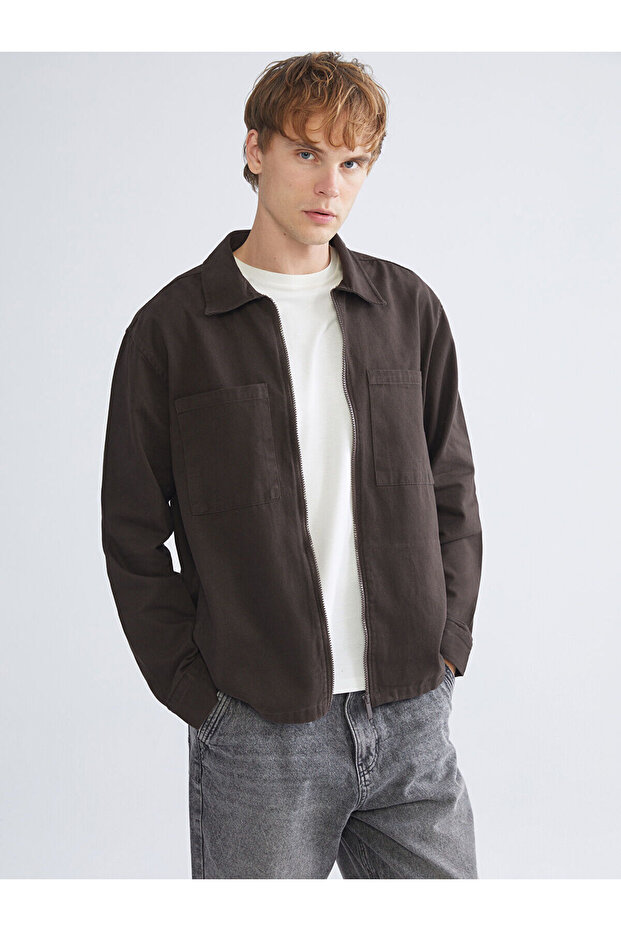Ozmarka New Season Comfortable Fit Men's Shirt Jacket