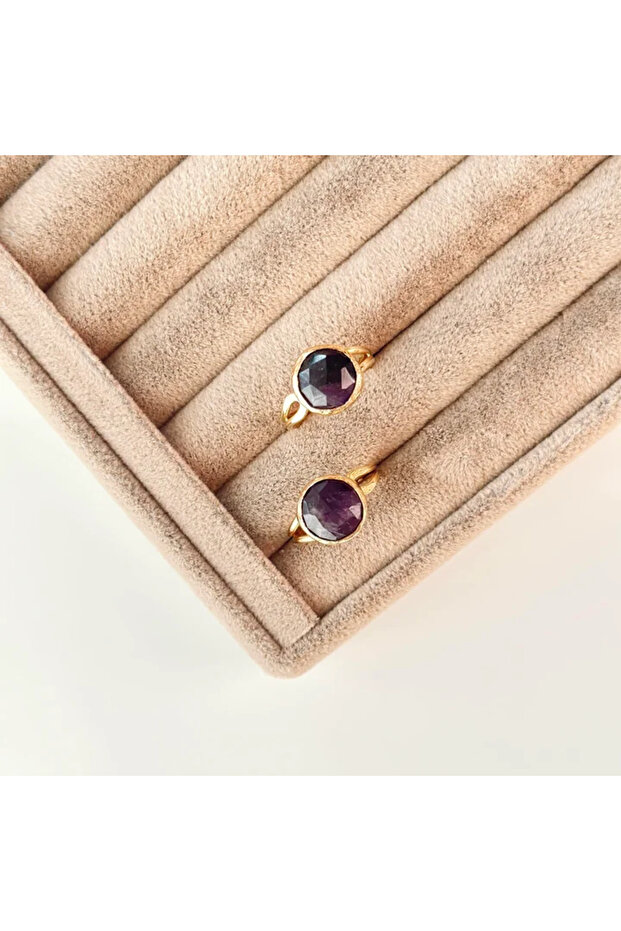 خاتم من الحجر الطبيعي كالما - 1