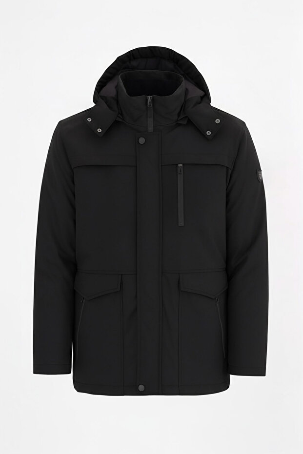 Men's Black Men's Winter Puffer Jacket – Warm, Lightweight, and Stylish Design Coat&Jacket