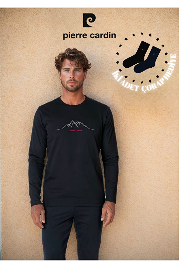 Men's 100% Cotton Long Sleeve Pajama Set OL.PC.6101.001
