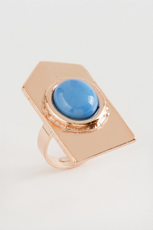 Triangle Turquoise Stone Ring