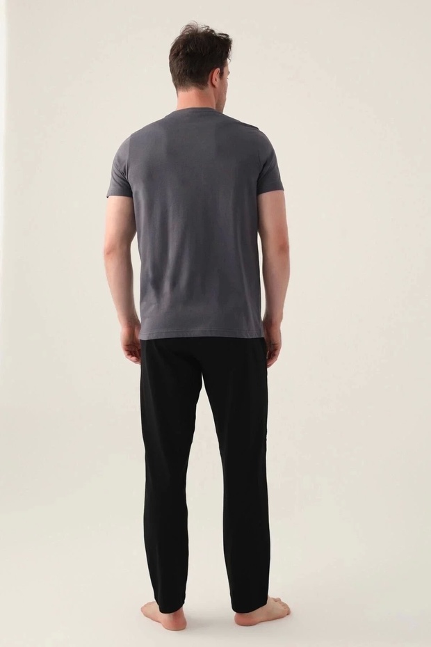 بدلة رجالية مزدوجة - مدخنة - 5