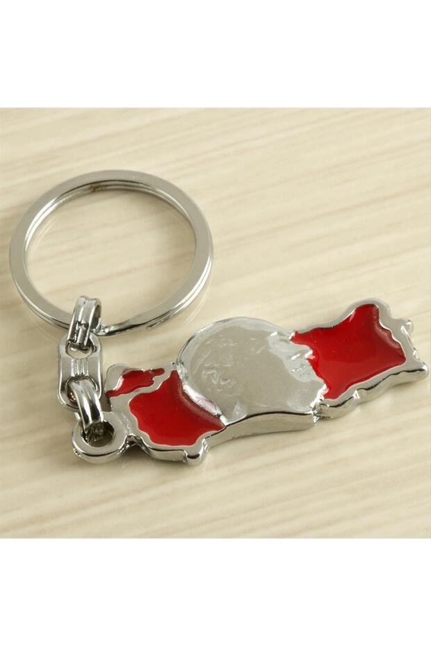 Kemal Atatürk Metal Keychain