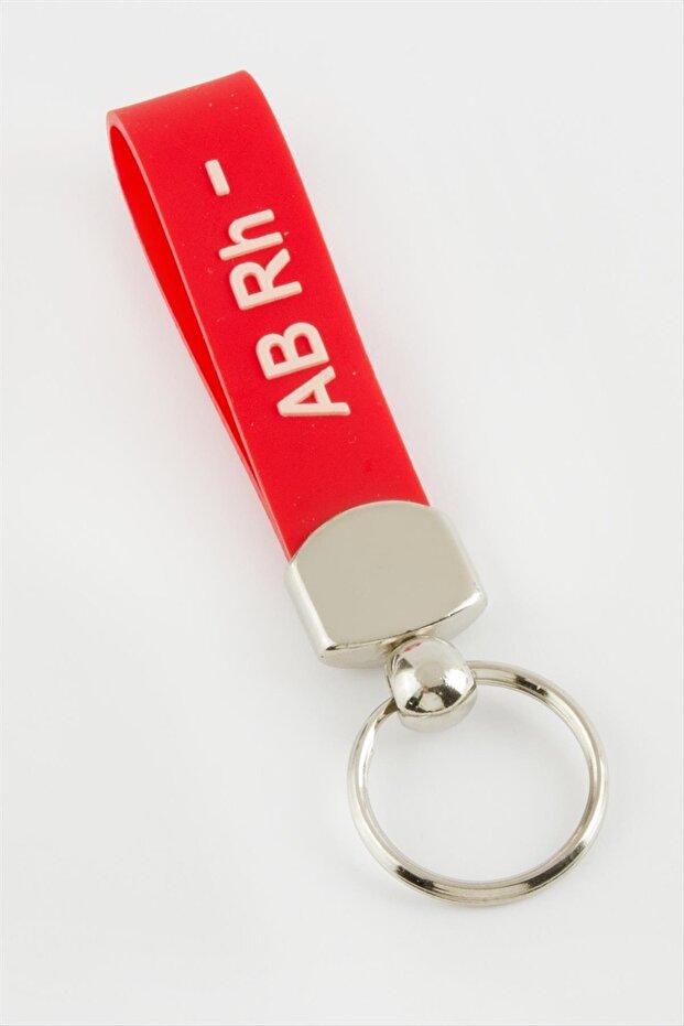 Ab Rh Negative Blood Group Keychain