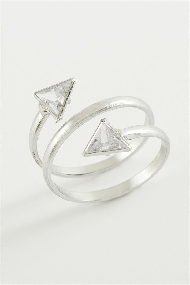 خاتم حجر الزركون المثلث - 1