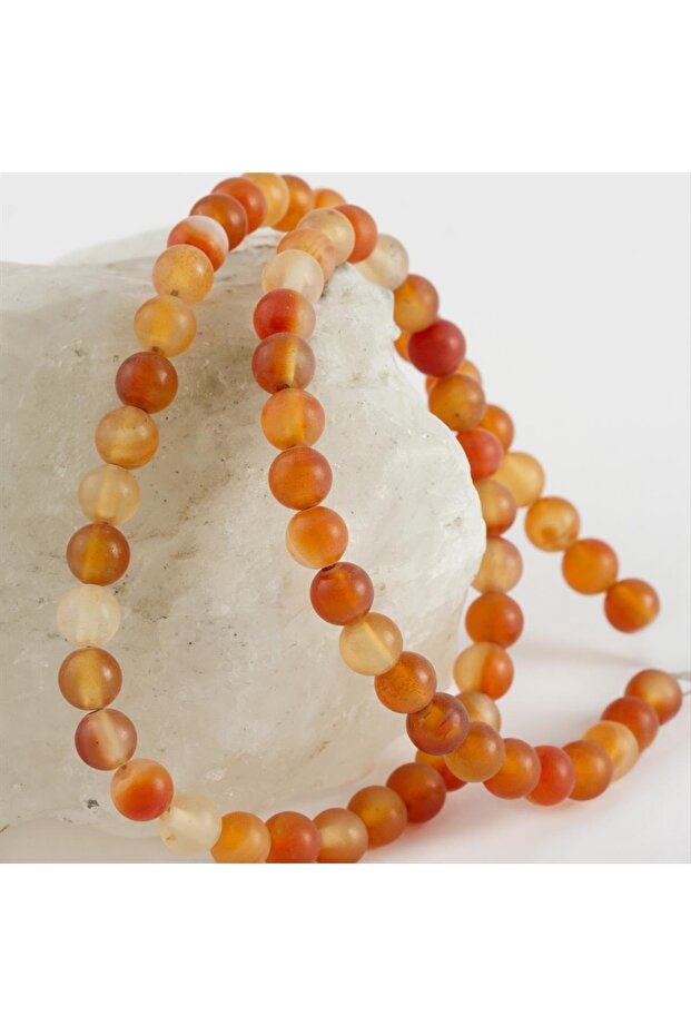 Tkçbj 6 mm Matte Agate Stone Tkçbj