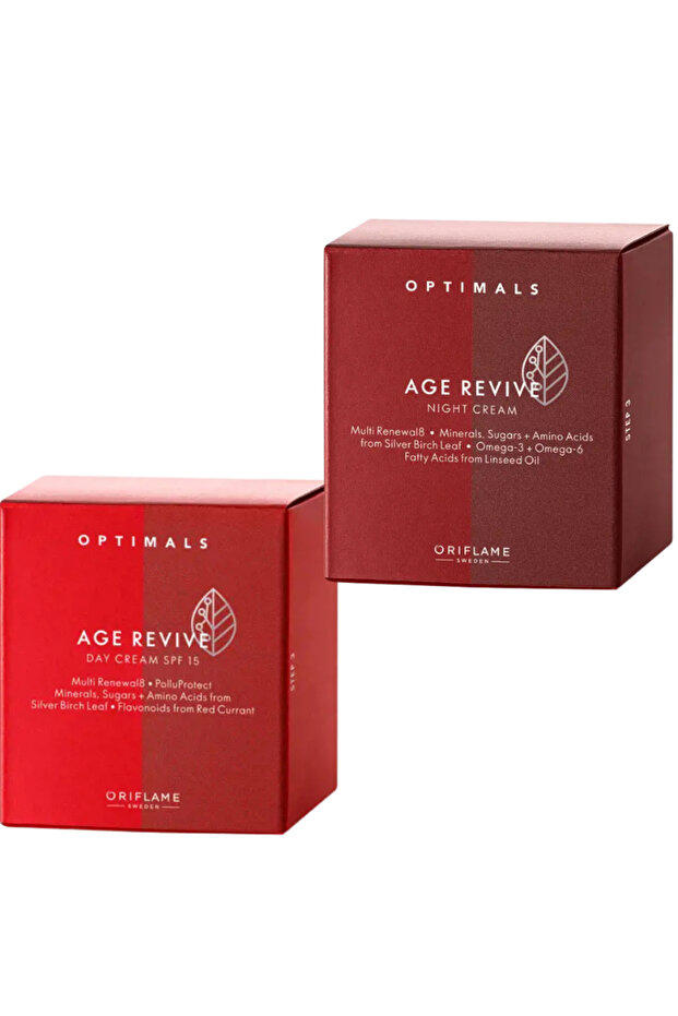 Optimals Age Revive Day and Night Cream That Strengthens and Tightens the Skin Barrier 15 Spf