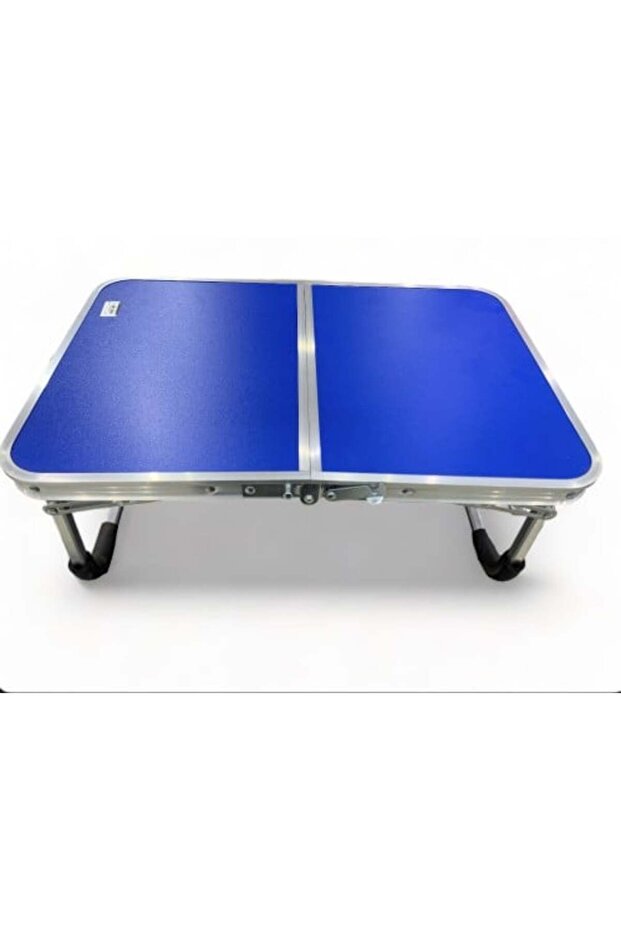 طاولة صغيرة قابلة للطي باللون الأزرق - 1