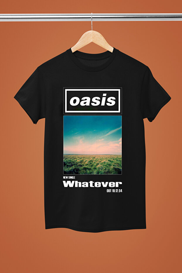 Oasis Printed Cotton Short Sleeve Regular Fit Rock Tshirt