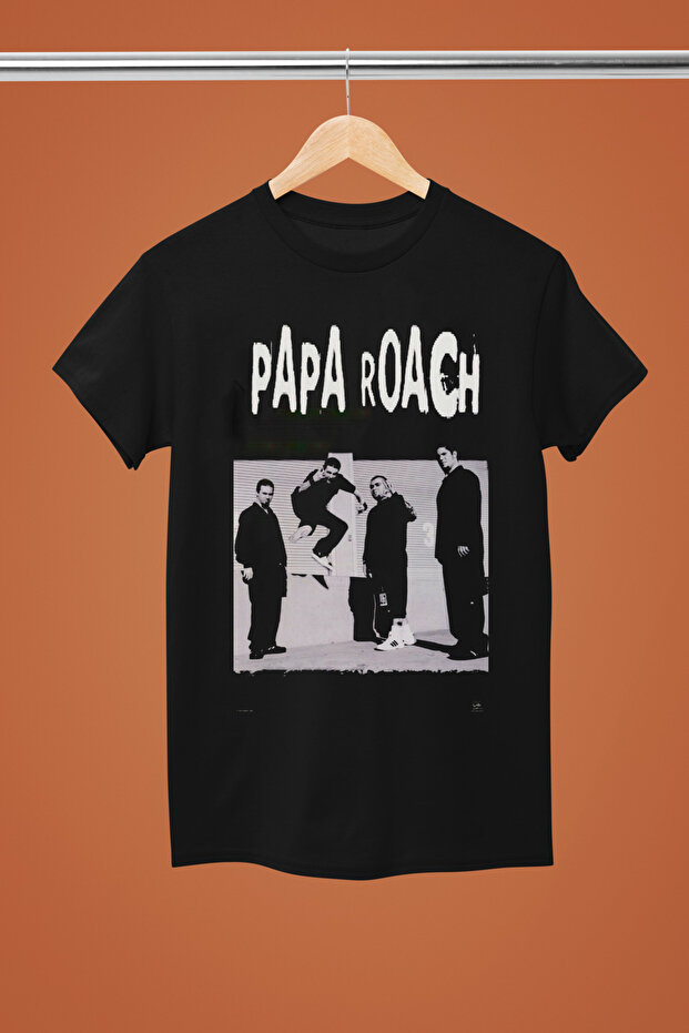 Papa Roach Printed Cotton Short Sleeve Regular Fit Rock Tshirt