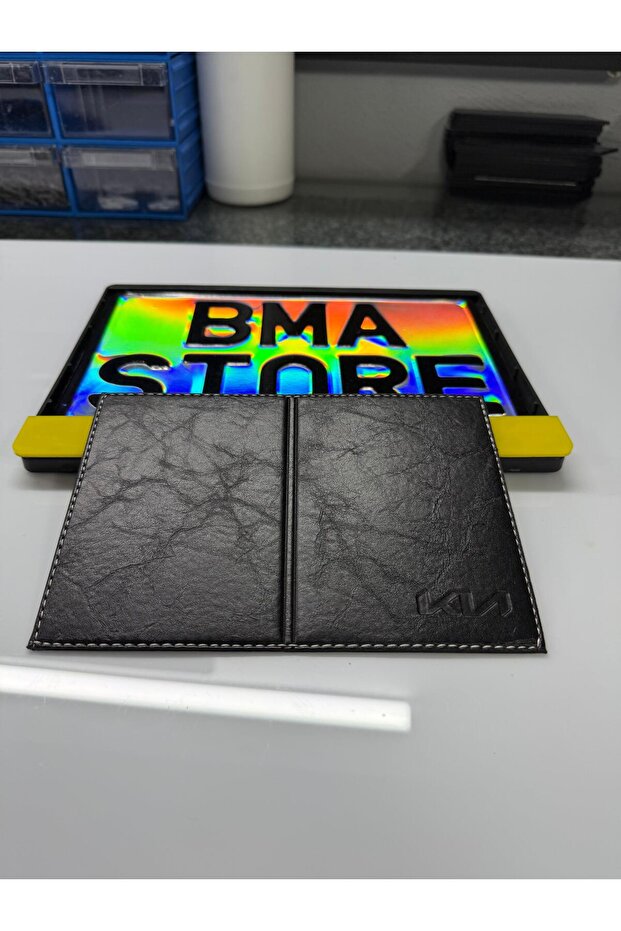 غطاء رخصة القيادة مع شعار كيا - 3