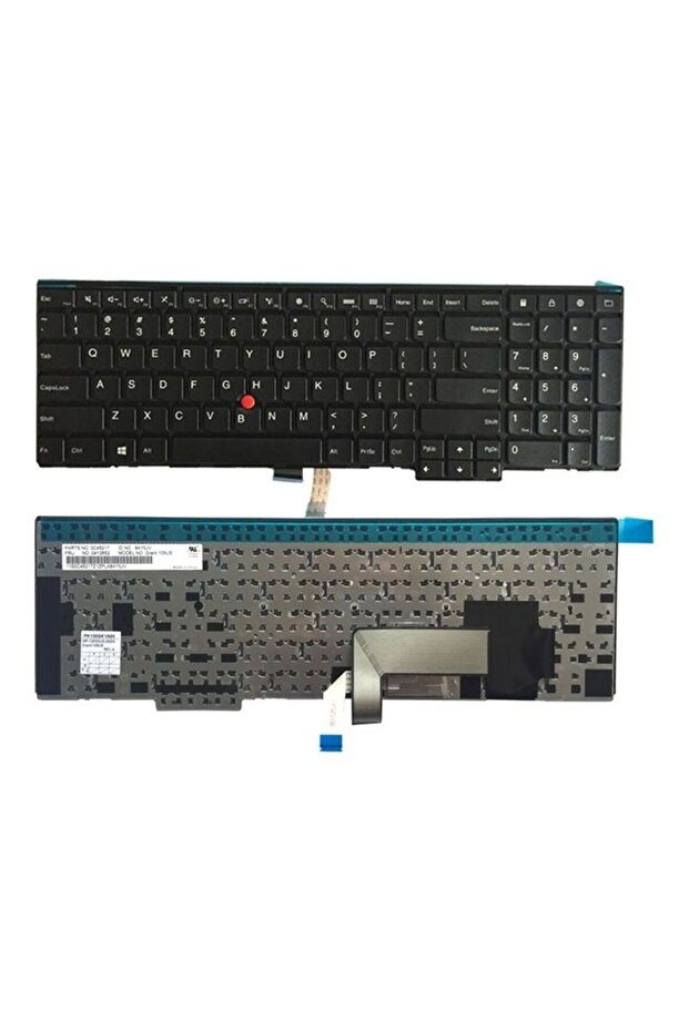 لوحة مفاتيح لأجهزة الكمبيوتر المحمولة Lenovo Thinkpad E540 وE545 وE531 وT540 وT540P باللون الأسود