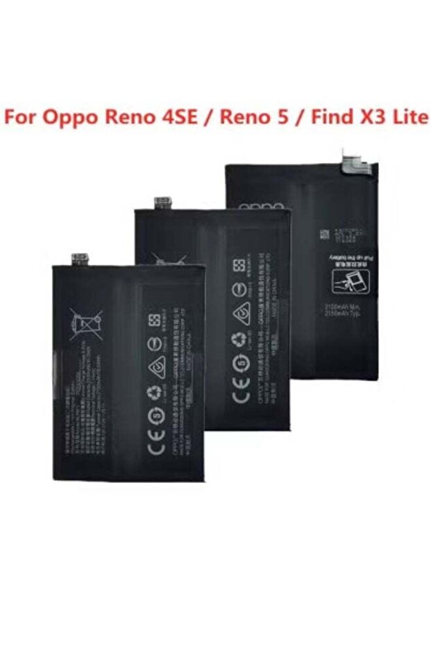 High Quality Original Replacement Battery for Oppo 4SE / Reno 5 / Find X3 Lite – Black Lithium-Ion