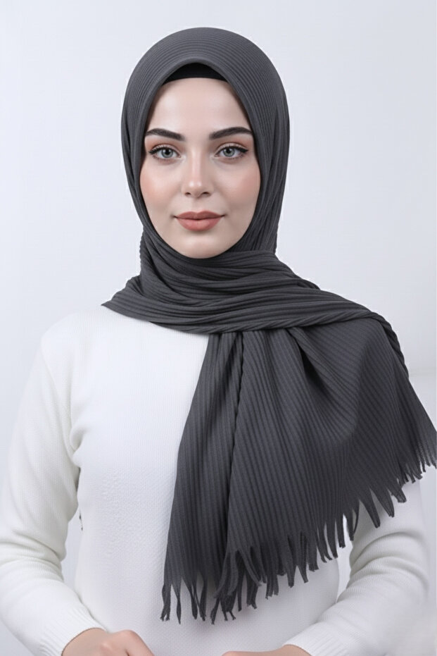 شال جاهز مطوي | شال خفيف الوزن لا يحتاج إلى كي، بحجم قياسي، يحافظ على الشكل، شال جاهز الملمس
