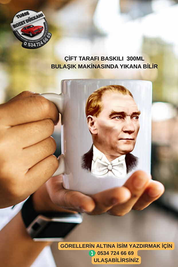 Ataturk Printed Mug – Durable, Stylish and Meaningful Design