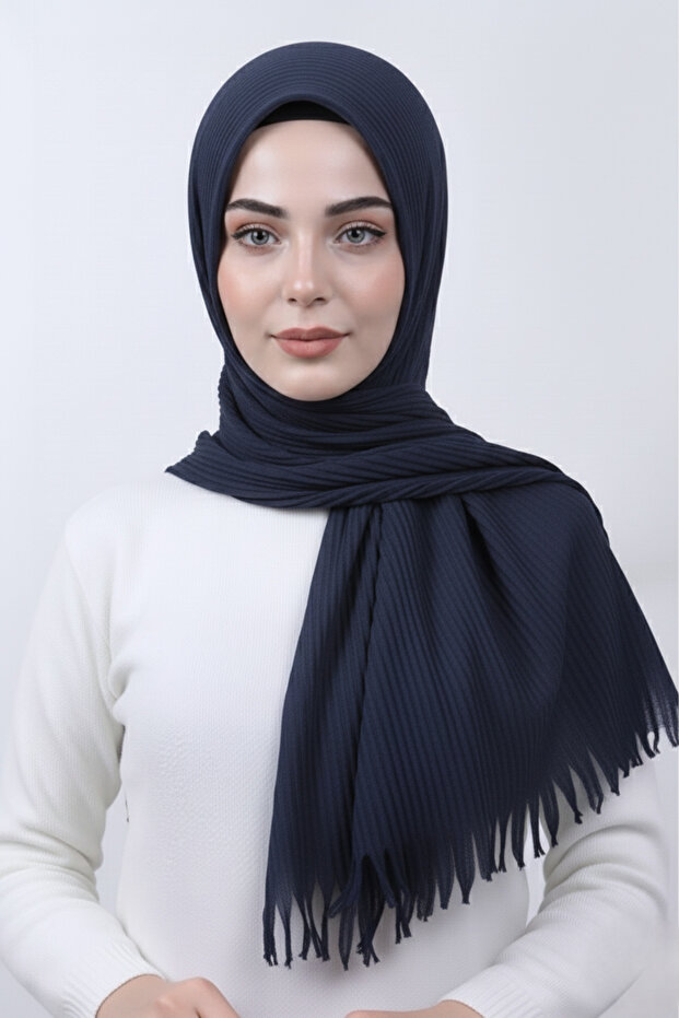 شال جاهز مطوي | شال خفيف الوزن لا يحتاج إلى كي، بحجم قياسي، يحافظ على الشكل، شال جاهز الملمس