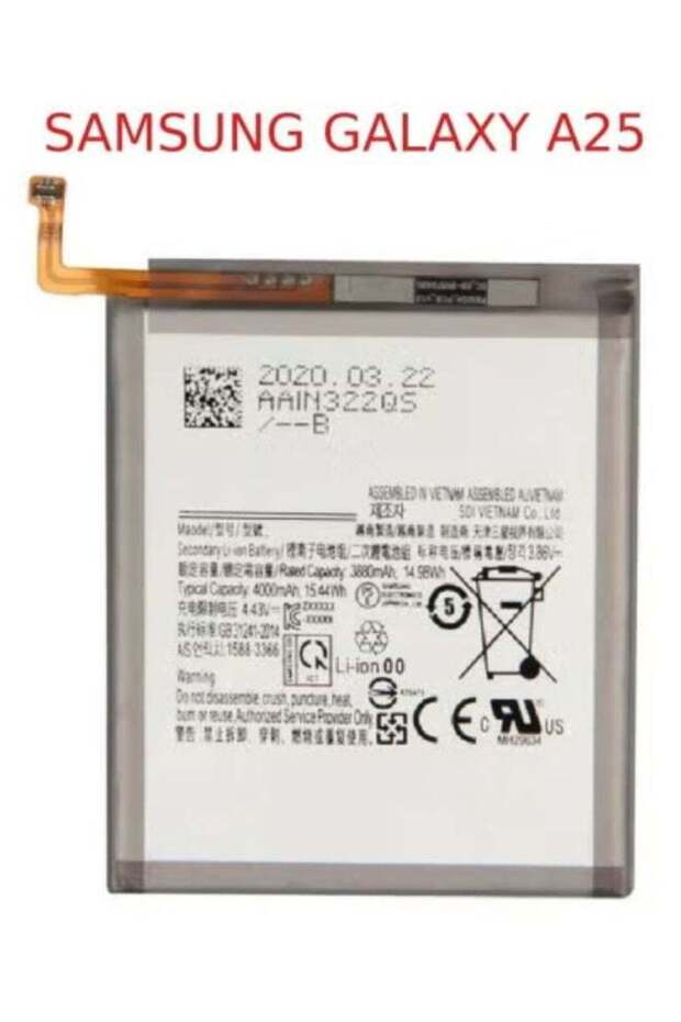 Replacement Internal Battery Compatible with Samsung Galaxy A25 – High-Capacity Li-ion Rechargeable