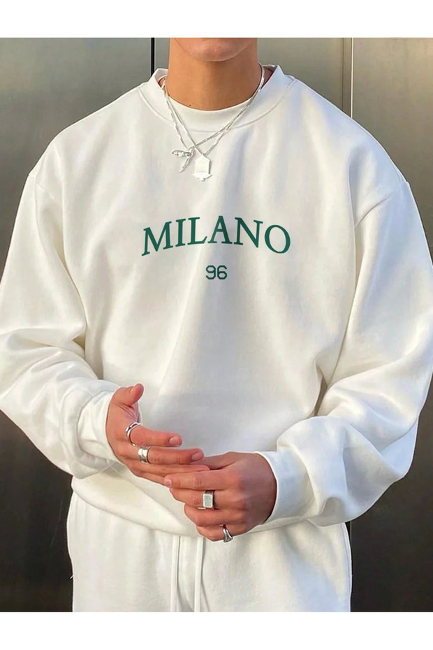 Tricou oversize din bumbac – Design casual basic - 1