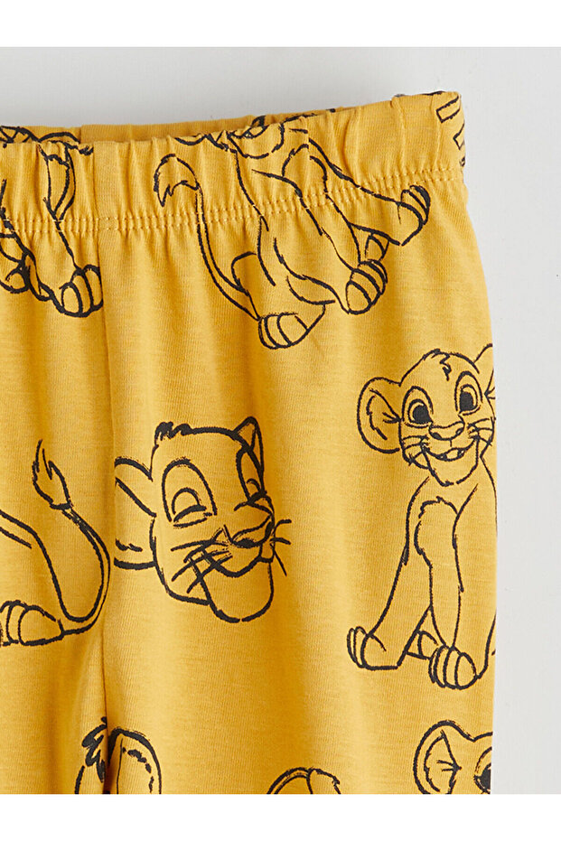 LCW babySari Aslan Kral Baskılı Erkek Bebek Pijama Takımı - 6