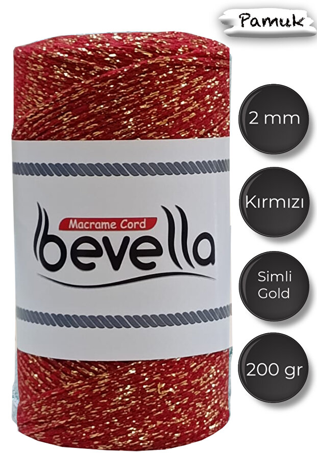 Ultra Simli 2 mm Makrome İpi 200 gr - 1