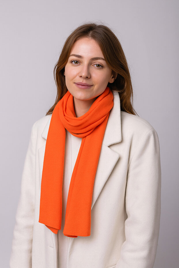 Tek Renk Klasik Atkı - 1