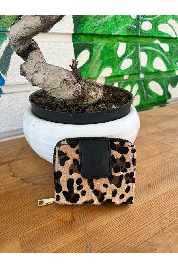 Leopard Pattern Wallet - 1