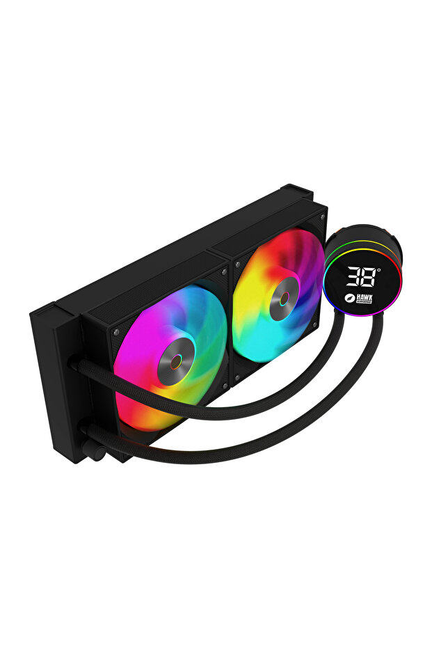 HL240 Frostbite 240mm Led ARGB AM5 ve LGA1700 Uyumlu Siyah Sıvı Soğutucu - 4