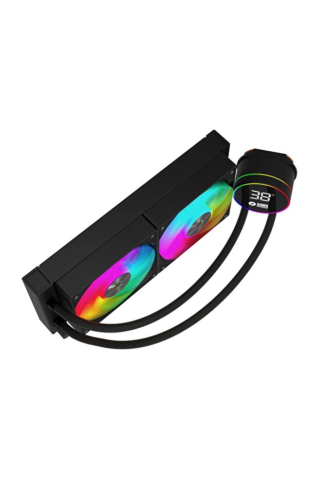 HL240 Frostbite 240mm Led ARGB AM5 ve LGA1700 Uyumlu Siyah Sıvı Soğutucu - 3