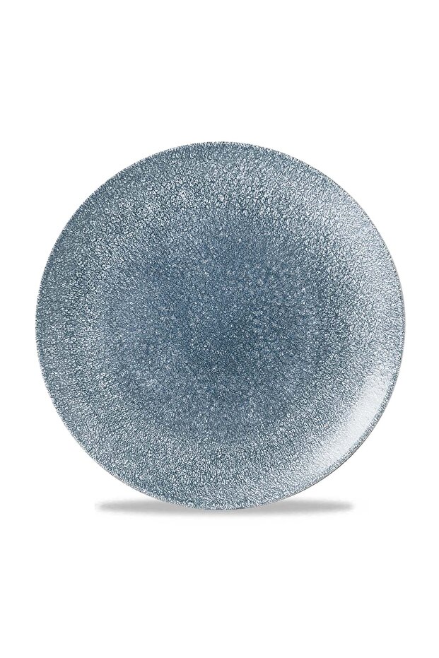 Studio Prints Raku Topaz Blue Evolve Coupe Plate – 28.8cm