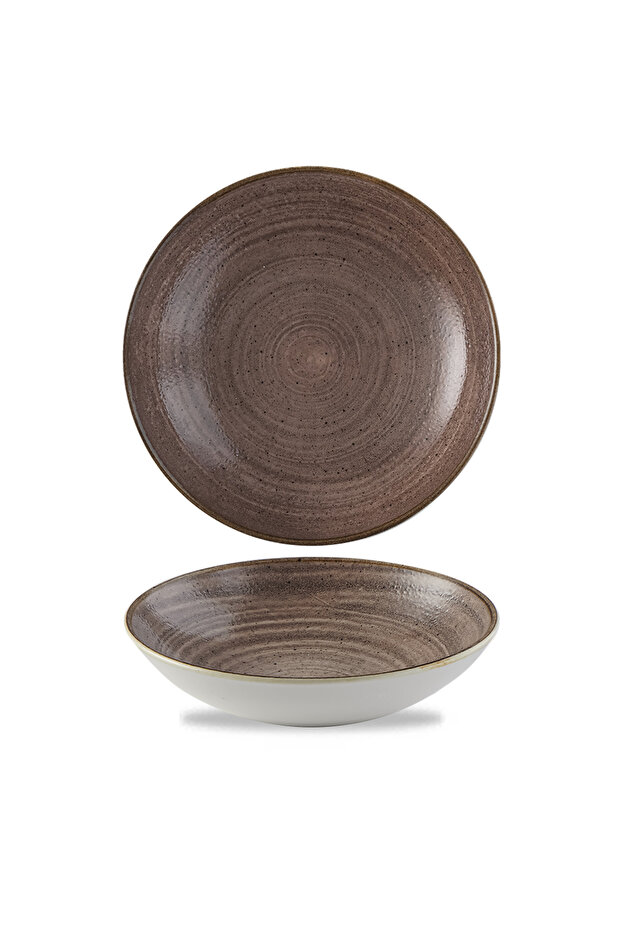 Stonecast Raw Brown Evolve Coupe Bowl – 24.8cm, 1.1L