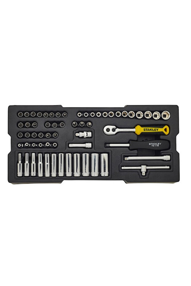 TRANSMODULE SYSTEM 1/4 in socket wrench set, 60 pcs. - 1