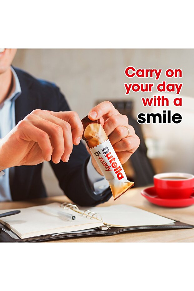 B-Ready 220 g Bars with Hazelnut Spread Ideal for Snacking Anytime - 3
