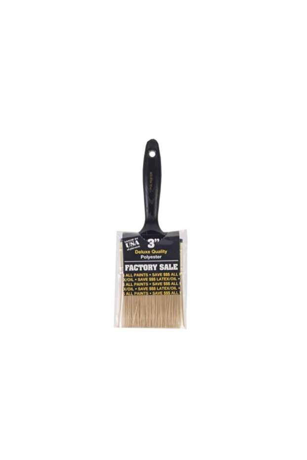 فرشاة طلاء من البوليستر عالي الجودة للبيع من المصنع، مقاس 3 بوصات