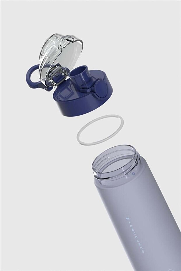 Saga Loop Soft Touch 730 ml Tritan Matara 912136 Mavi - 4