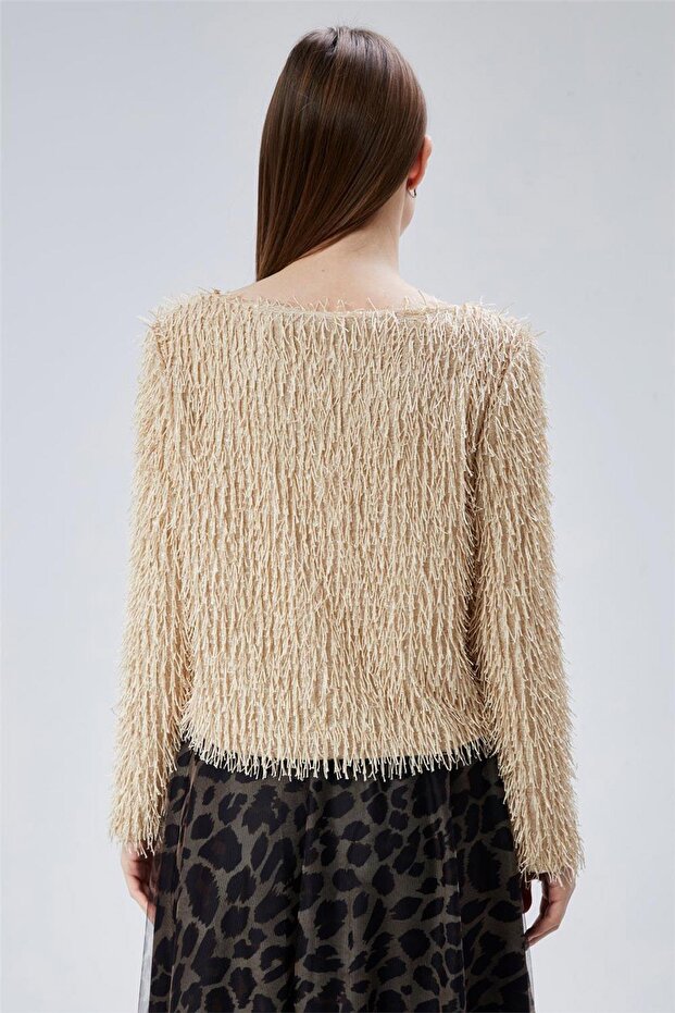 Simli Sakallı Bluz - 4