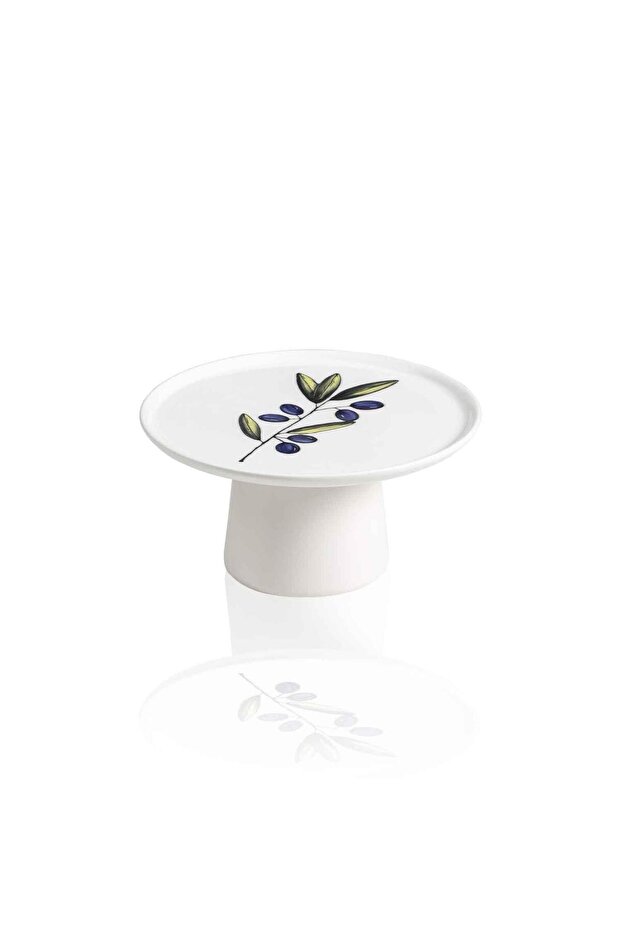Olivos Ayaklı Servis Tabağı 10x19 cm - 1