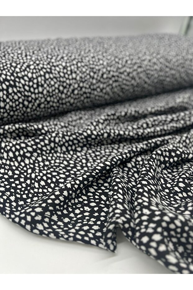 Viskon Kumaş Eni 150cm Elbise Gömlek Tunik vb Polyester İçermez,İç Göstermez ,Dökümlüdür - 3