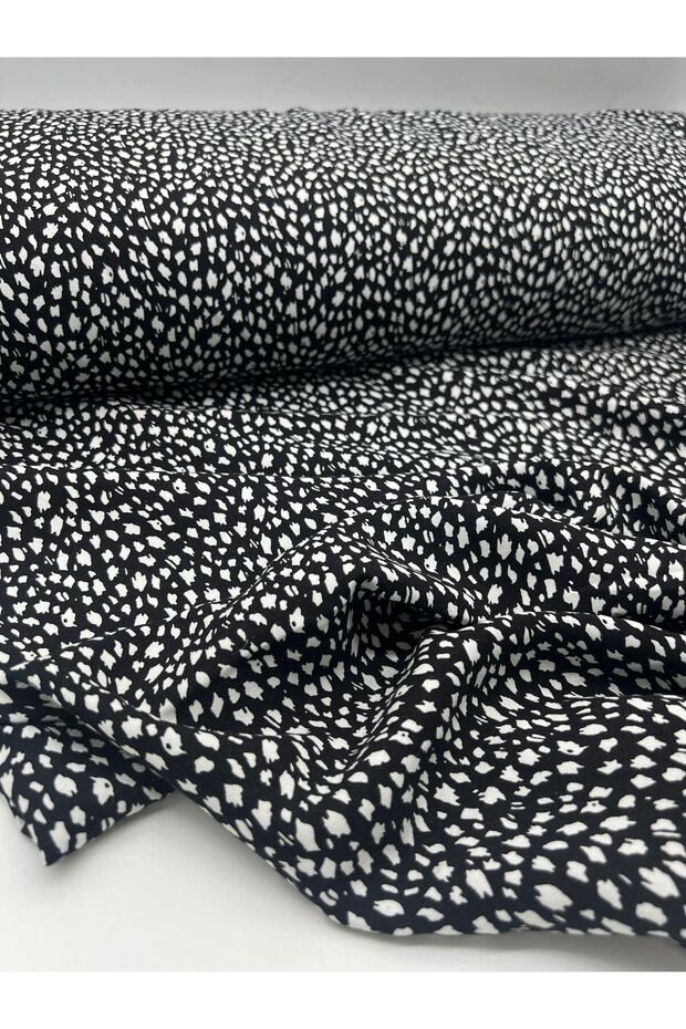 Viskon Kumaş Eni 150cm Elbise Gömlek Tunik vb Polyester İçermez,İç Göstermez ,Dökümlüdür - 1